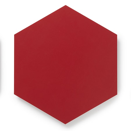 Lucida Surfaces LUCIDA SURFACES, MosaiCore Berry Hexagon 8.8 in. x10.375 in. 3mm 28MIL Glue Down Luxury Vinyl Tiles , 25PK SC-4101
